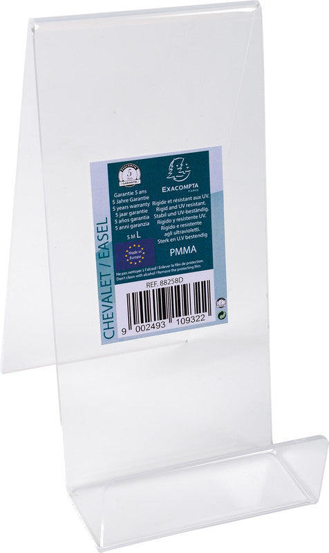 Exacompta Tischprospekthalter L 88258D – transparent – Acryl – 100×110×151 mm