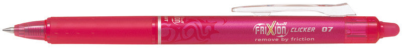 Pilot FriXion Ball Clicker – radierbarer Tintenroller, 0,7 mm, pink, für Linkshänder
