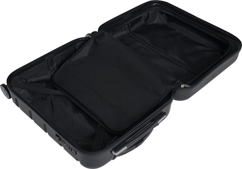 Beckmann Trolley Infinity – Hartschale PC/ABS, 4 Doppelrollen, mit TSA, Schwarz, 39 × 55 × 21 cm