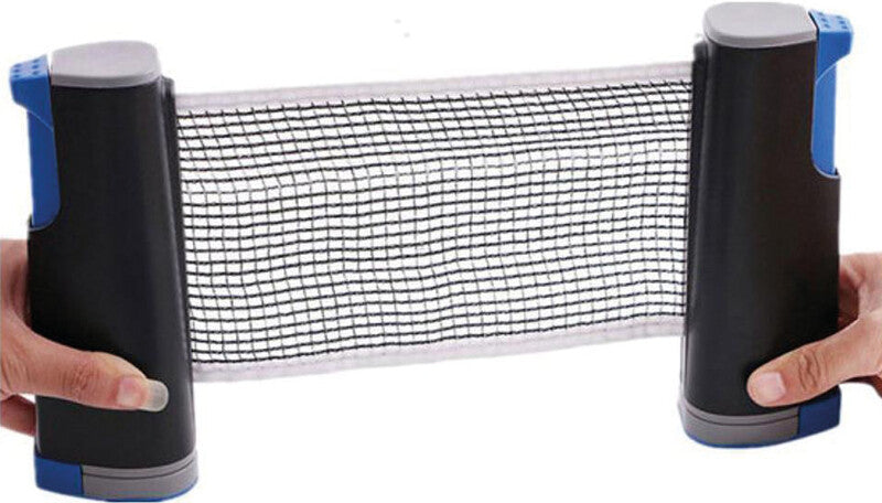 Hudora Tischtennisnetz – ausziehbar bis 160 cm, Klemmweite bis 5 cm, Kunststoff, schwarz