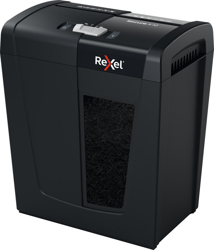 Rexel Aktenvernichter, DIN P-4, Partikelschnitt 4 × 40 mm, 10 Blatt, 18 l, A4