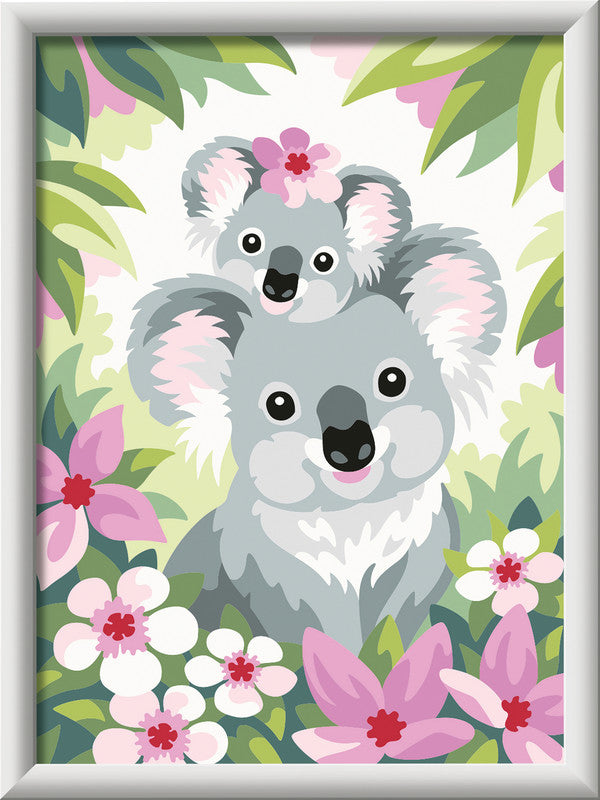 Ravensburger Malset Malen nach Zahlen Koala Cuties – ab 9 Jahren – 1 Seite – 180 × 240 mm