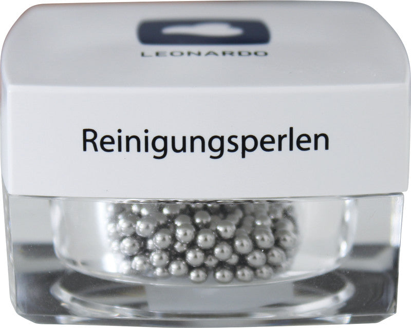 LEONARDO Reinigungsperlen – silber, für Dekanter, Karaffen, Vasen