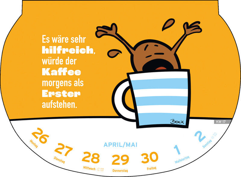 Heye Lesekalender Dumme Sprüche 2027 – 28,7 × 21 cm – 1 Woche/Blatt – d – mit Aufhänger