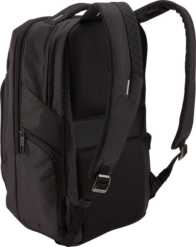 Thule Crossover 2 Notebook-Rucksack – für Notebooks bis 14", 20 l, RFID-Fach, Aufsteckfunktion, Nylon, schwarz