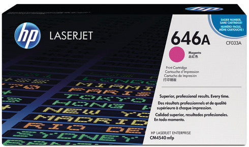HP Toner 646A – magenta, 12500 Seiten