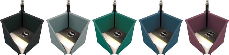 Helit Zettelbox – Kunststoff, Blau, 127 × 117 mm