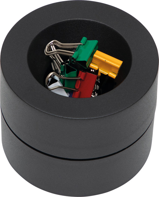 MAUL Klammerspender – Kunststoff, Schwarz, 73 × 60 mm