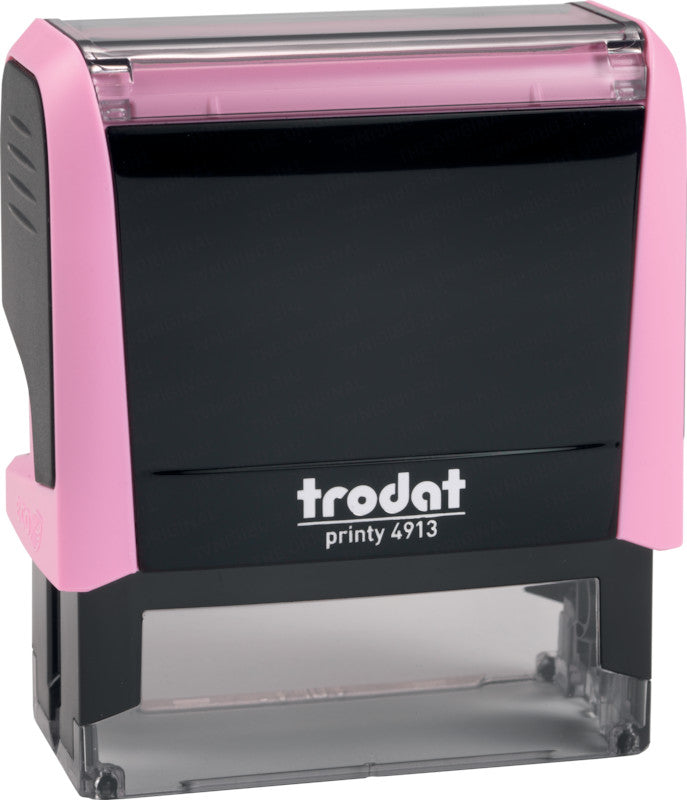 Trodat Motivstempel Printy 4913 Pastell Edition – Motiv: zum Selbersetzen, selbstfärbend, 58 × 22 mm