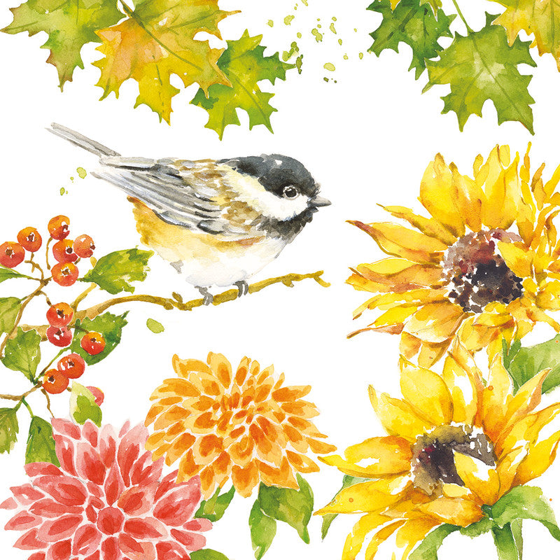 Ppd Servietten Autumn Song – 33 × 33 cm – 3-lagig, Tissue – 20 Stk., FSC