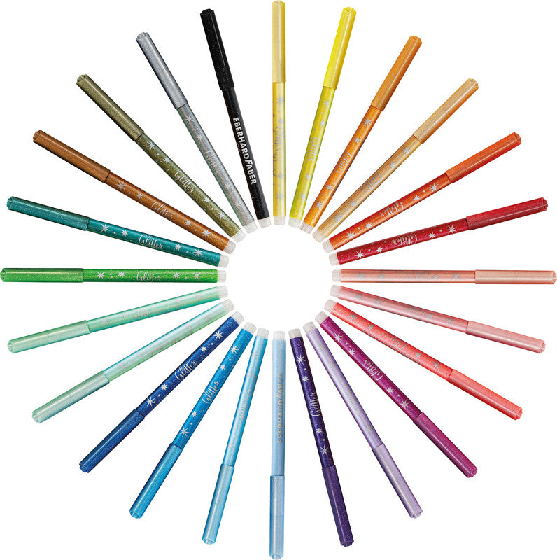 Eberhard Faber Filzstifte, Strichbreite 3 mm, 24 Farben