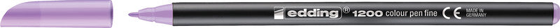 Edding Fasermaler, Strichbreite 1 mm, 6 Farben