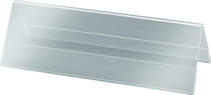 Sigel Tischaufsteller – 190 × 60 mm, transparent, Kunststoff, 5er-Pack
