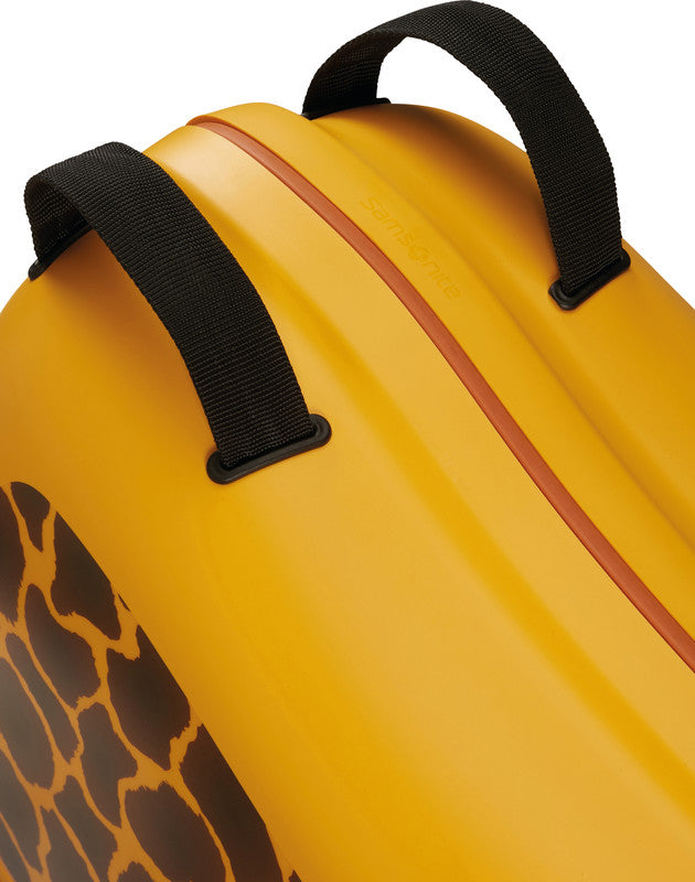 Samsonite Ride-on-Kindertrolley Dream2Go Rider Handgepäck – 30 l, 4 Rollen, Giraffenmuster, 52 × 38 × 21 cm