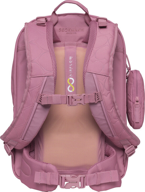 Beckmann Rucksack Sport Air – Gepolstertes Herz Rose – rosa – 30 l (30×44×23 cm)