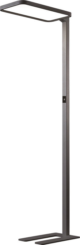 Hansa Saphir Stehleuchte – 4000 K Neutralweiss, Dimmbar, mit Bewegungs- & Tageslichtsensor, 3700 lm, Anthrazit