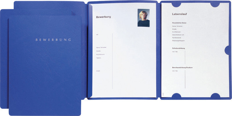 Pagna Unterschriftenmappe – A4, blau, Karton