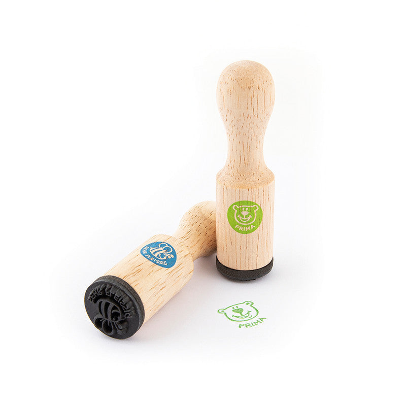 Trendhaus Lehrerstempel-Set – 6er-Set, Holz, Deutsch, ohne Kissen
