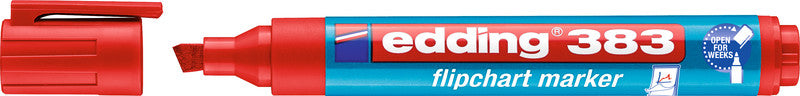 Edding Flipchart-Marker 383 – Keilspitze 1-5 mm – Sortiert – 4er-Set – Nachfüllbar