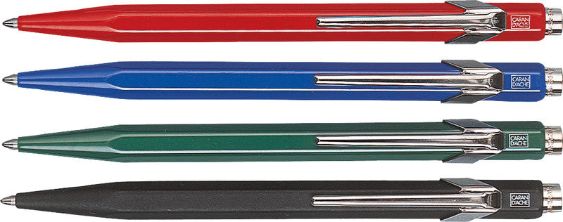 Caran d-Ache Kugelschreiber – schwarz, Aluminium
