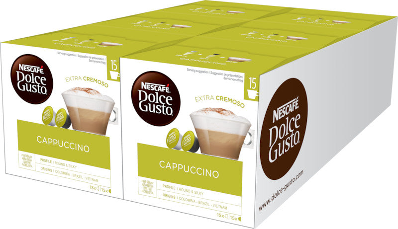 Nescafé Dolce Gusto Kaffeekapseln Cappuccino – für Dolce Gusto – 30 Kapseln
