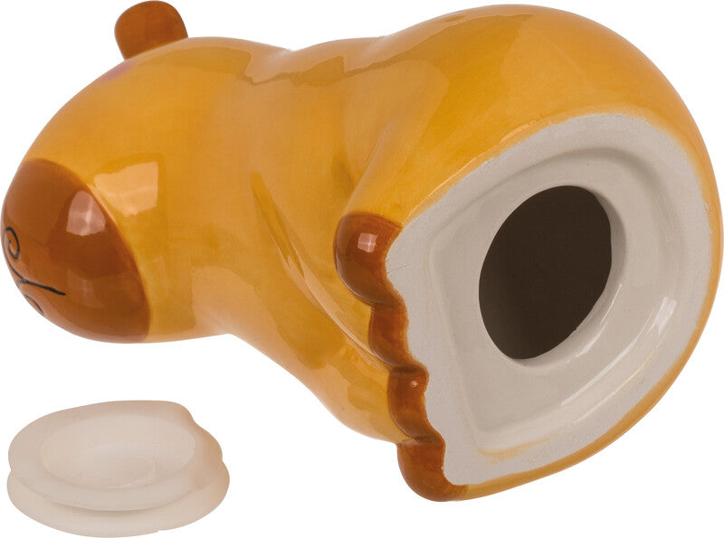 Out oft the blue Out of the Blue Spardose Capybara – Dolomit, braun – 15 × 9 cm