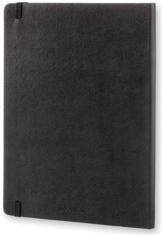 Moleskine Notizbuch Classic Collection, kariert, Leimbindung, Hardcover, 192 Seiten, 70 g/m² – schwarz