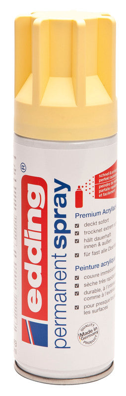 Edding Farbspray – Pastellgelb, Seidenmatt, 200 ml