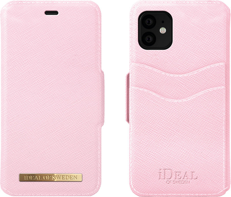 Ideal of Sweden – Booklet-Hülle – für Apple iPhone 11 – Saffiano Pink – Kunstleder – mit Kartenfach