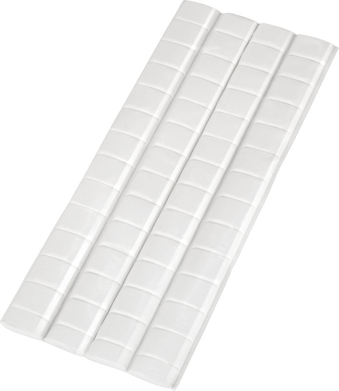 Laufer Posterfix Haftpunkte wiederablösbar – 10 × 12 mm, 52 Stk., weiss