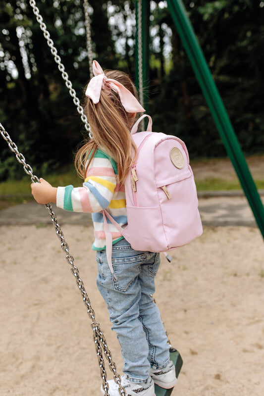 Beckmann Kindergartenrucksack Urban Mini – pink – 10 l – 21,0 × 35,0 × 16,0 cm – aus recycelten PET-Flaschen