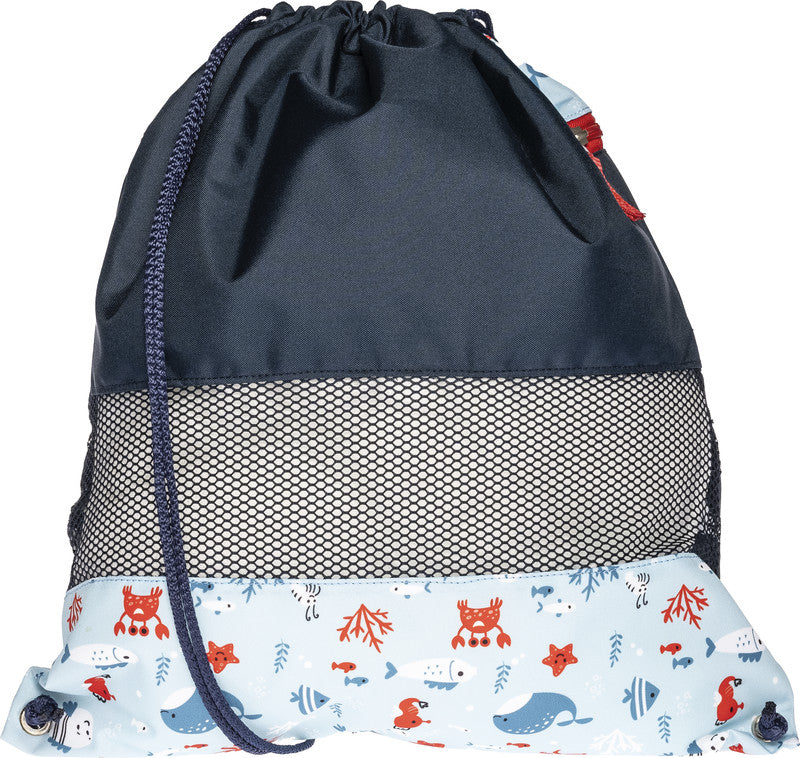 Funki Sportbeutel – 12 l, Wal-Motiv, wasserabweisend, 36 × 42 cm