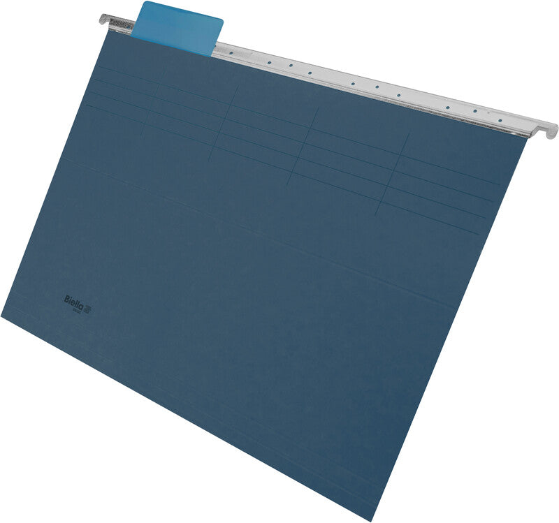 Biella Hängeordner für A4 – Karton, Blau, 320 × 250 mm, mit Vordruck