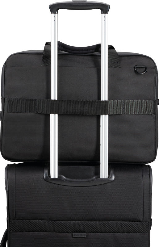 Samsonite Mysight Notebook-Tasche – 12,5 l, Aufsteckfunktion, recyceltes PET (rPET), Schwarz