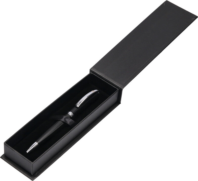 Belius Kugelschreiber – Schwarz, Aluminium