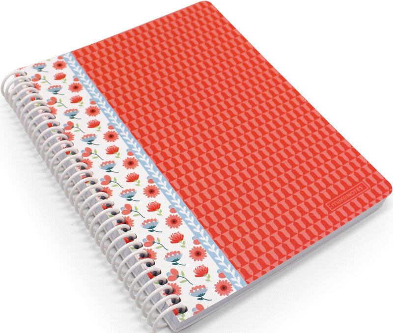 Makenotes Spiralheft – A5 – Liniert – 160 Seiten – 80 g/m² – Spiralbindung, Abgerundete Ecken, Mehrfarbig
