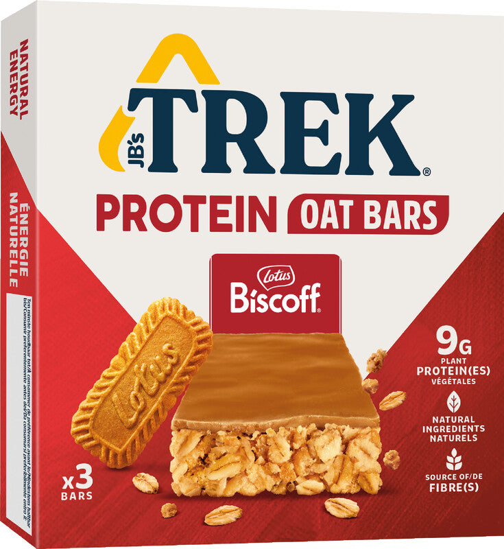 Trek Hafer Riegel Energieriegel – Karamell, vegan, 3 × 50 g (150 g)