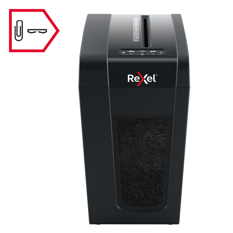 Rexel Secure X10-SL Slimline – Aktenvernichter, DIN P-4, Partikelschnitt 4 × 40 mm, 10 Blatt, 18 l, A4