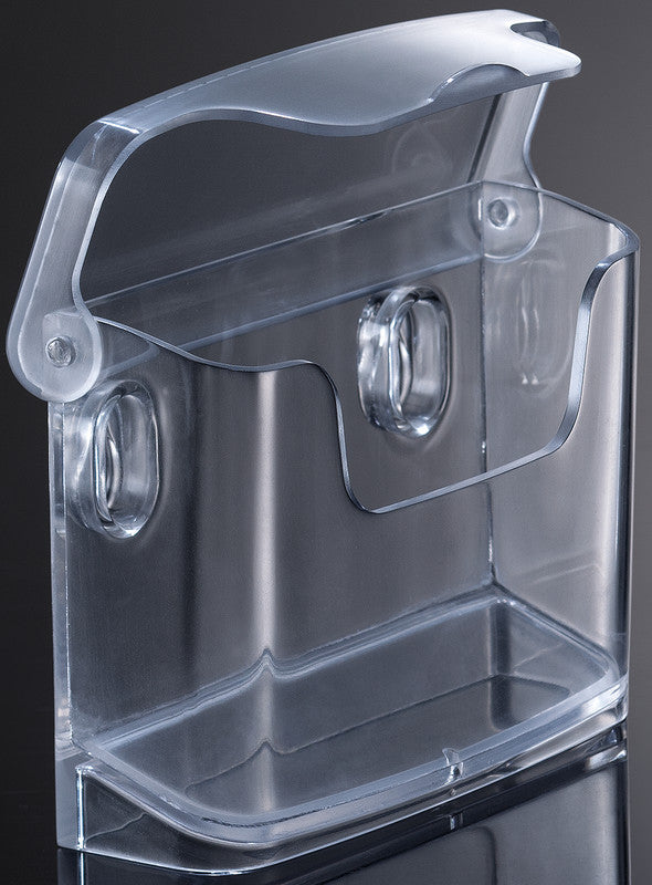 Sigel Wandprospekthalter – 105 × 76 mm, transparent, Acryl, wetterfest