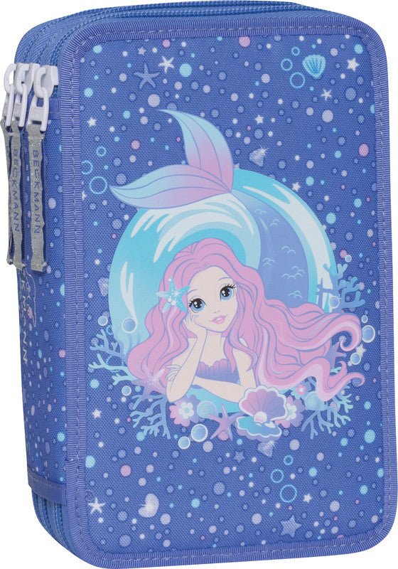 Beckmann Classic 1st Etui Triple, gefüllt, 27-teilig – Aquagirl – Kunststoff – 13 × 20,5 × 7 cm
