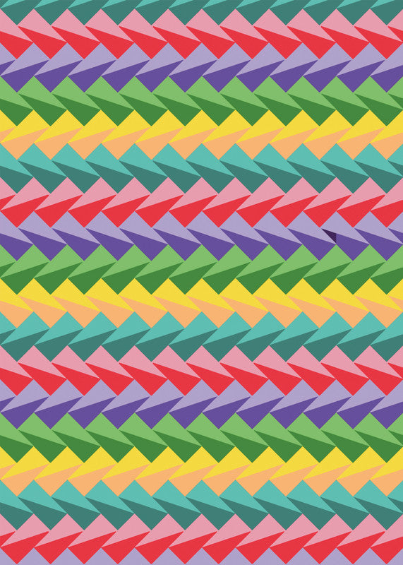Zoewie Geschenkpapier Rolle – Happy Mix – gestrichenes Papier, 80 g/m2 – 700 × 2000 mm