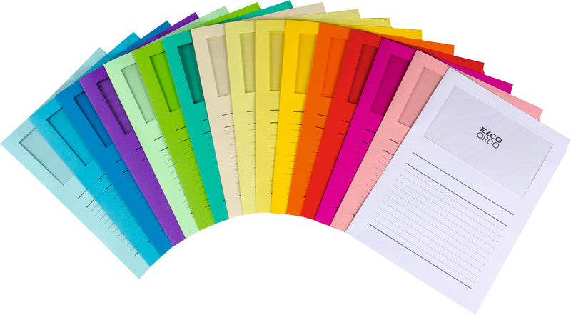 Elco Sichtmappe A4 – Goldgelb, Papier, 100er-Pack