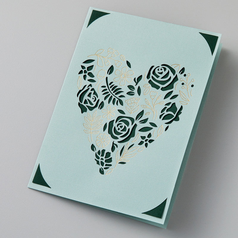 Cricut Folientransfer-Kartenset – 8 Doppelkarten, 8 Folientransferblätter – 108 × 140 mm – für Cricut Joy