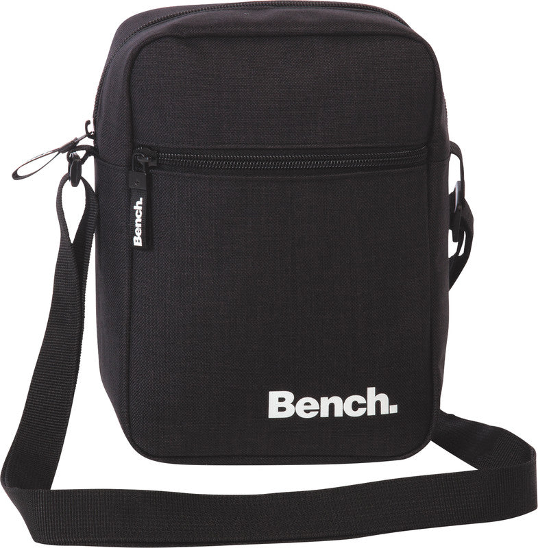 Bench Umhängetasche Classic – 3 l, Polyester, schwarz, 17 × 23 × 8 cm
