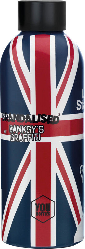 Youbottles Trinkflasche Dual – 5 dl – Edelstahl, isoliert, Schraubverschluss – Banksy Lizzy Stardust