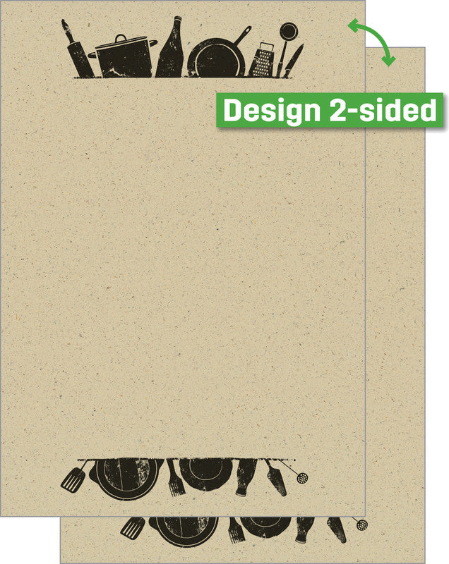 Sigel Designpapier Kitchen Utensils – A4, 100 g/m², 100 Blatt