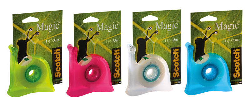 Scotch Handabroller – für Rollenbreite bis 19 mm, für Bandlänge bis 33 m, Metallmesser, Kunststoff, Rauch
