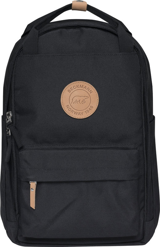 Beckmann City Light – Notebook-Rucksack – für 13"-Notebook, 20 l, rPET, schwarz
