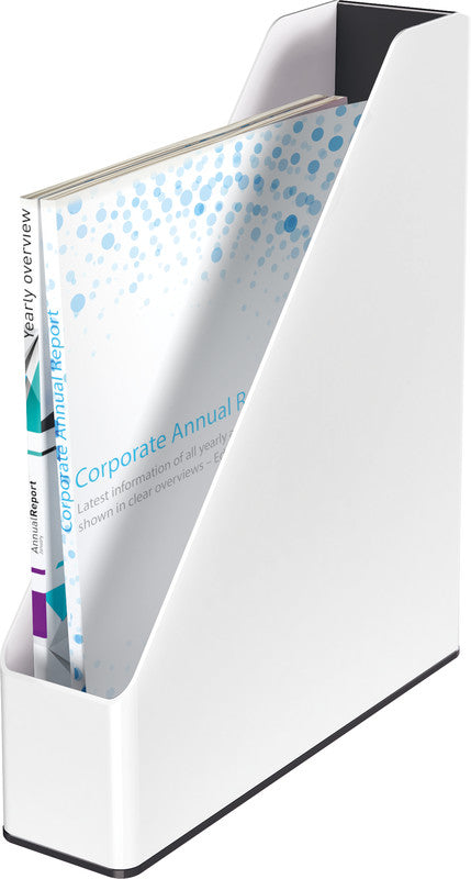 Leitz Katalogsammler Duo Colour – für A4 – Polystyrol (PS) – weiss – 73 × 272 × 318 mm