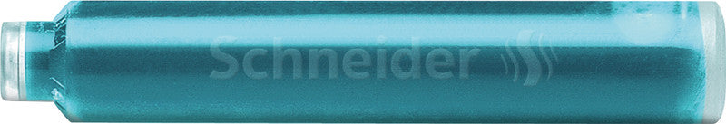 Schneider Schreibgeräte Schneider Tintenpatronen Pastell – Blau, geruchsarm, 6 Stk.